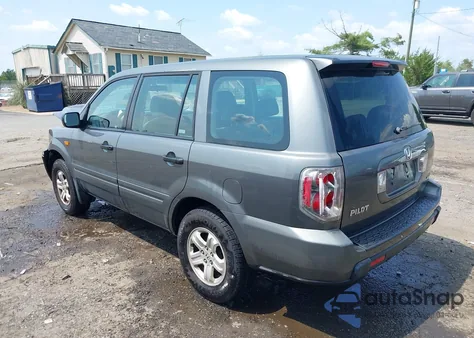 2007 Honda Pilot Lx from USA, damaged, VIN 5FNYF18157B021068